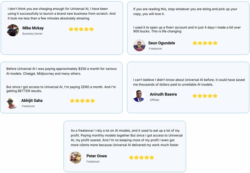 Universal-AI-feedbacks