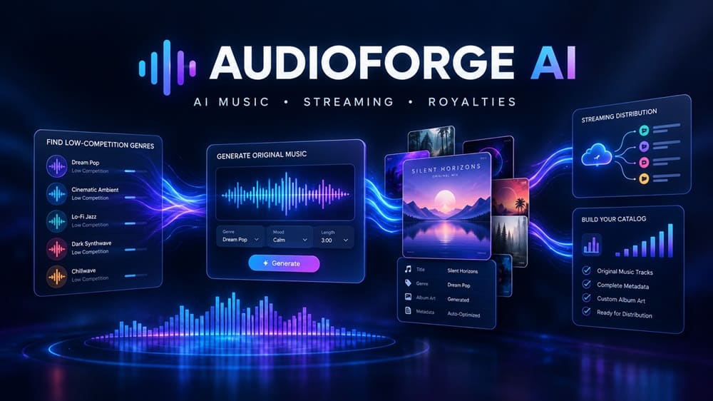 AudioForge AI Review – Can One Keyword Really Turn Into A Streaming Royalty Catalog?