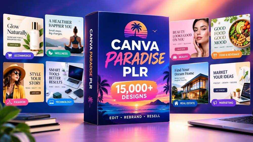 Canva Paradise PLR – 15,000 Templates For $6.75?