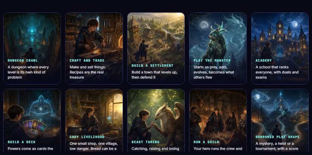 LitRpg-AI-story-types