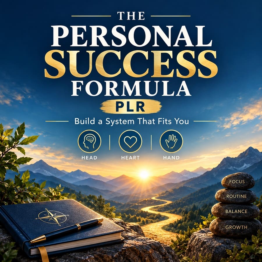 The Personal Success Formula PLR: A Self-Help Product You Can Sell This Week